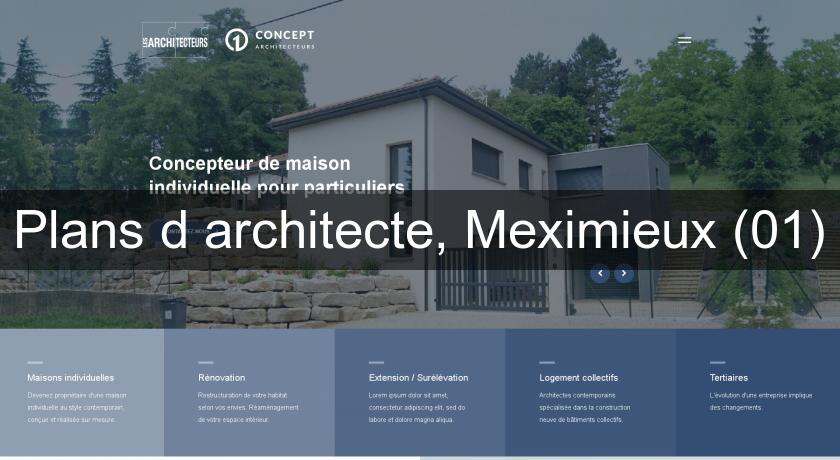 Plans d'architecte, Meximieux (01) Plans d'architecte, Meximieux (01)
