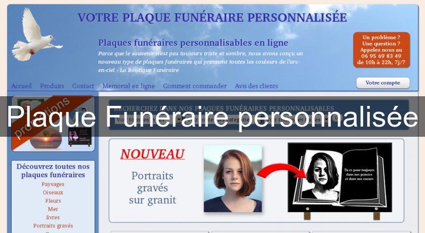 Plaque Funéraire personnalisée Plaque Funéraire personnalisée