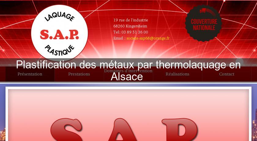 Plastification des métaux par thermolaquage en Alsace Plastification des métaux par thermolaquage en Alsace