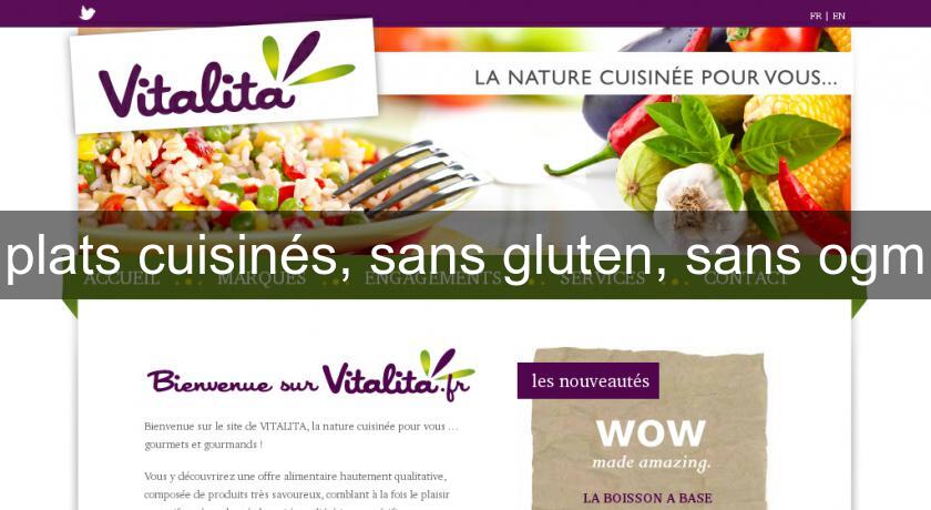plats cuisinés, sans gluten, sans ogm plats cuisinés, sans gluten, sans ogm