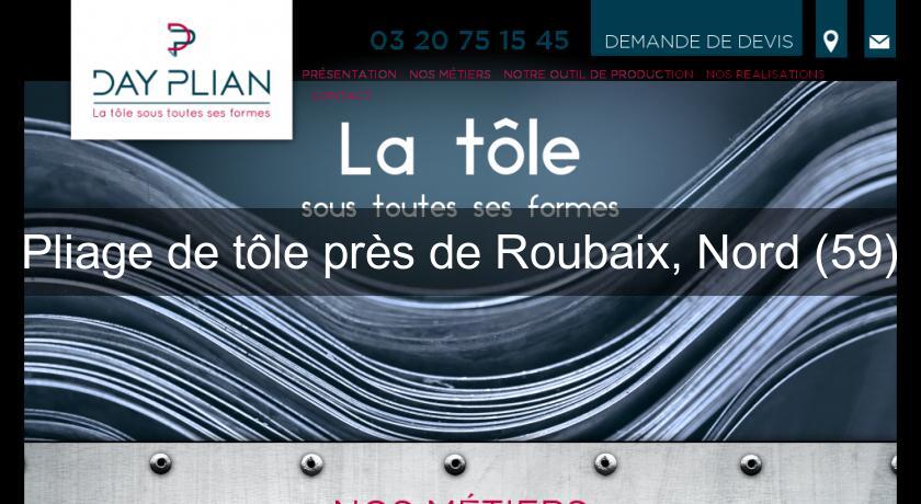 Pliage de tôle près de Roubaix, Nord (59) Pliage de tôle près de Roubaix, Nord (59)