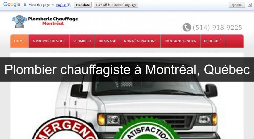 Plombier chauffagiste à Montréal, Québec Plombier chauffagiste à Montréal, Québec