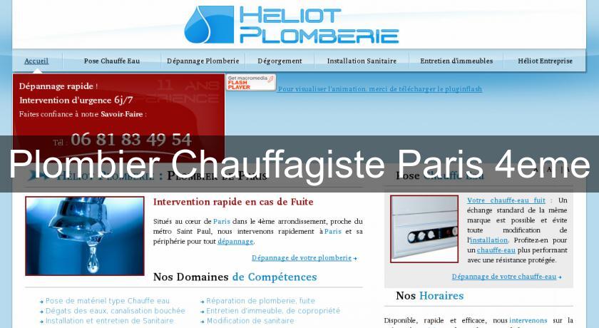Plombier Chauffagiste Paris 4eme Plombier Chauffagiste Paris 4eme