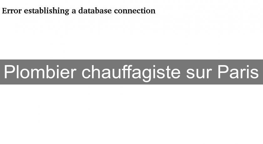 Plombier chauffagiste sur Paris Plombier chauffagiste sur Paris