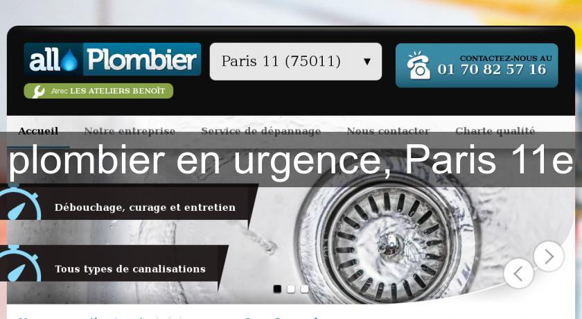 plombier en urgence, Paris 11e plombier en urgence, Paris 11e