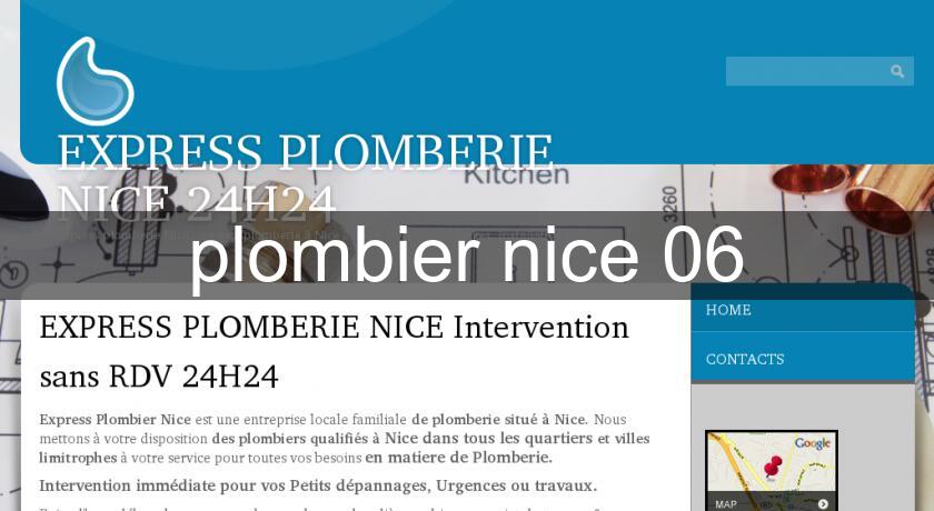 plombier nice 06