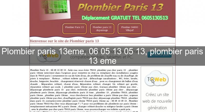 Plombier paris 13eme, 06 05 13 05 13, plombier paris 13 eme Plombier paris 13eme, 06 05 13 05 13, plombier paris 13 eme