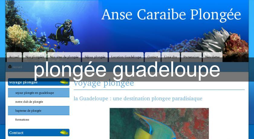 plongée guadeloupe plongée guadeloupe