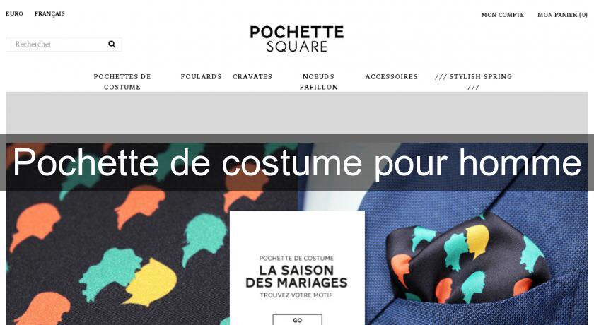 Pochette de costume pour homme Pochette de costume pour homme