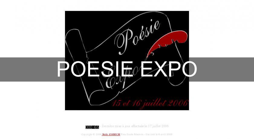 POESIE EXPO POESIE EXPO