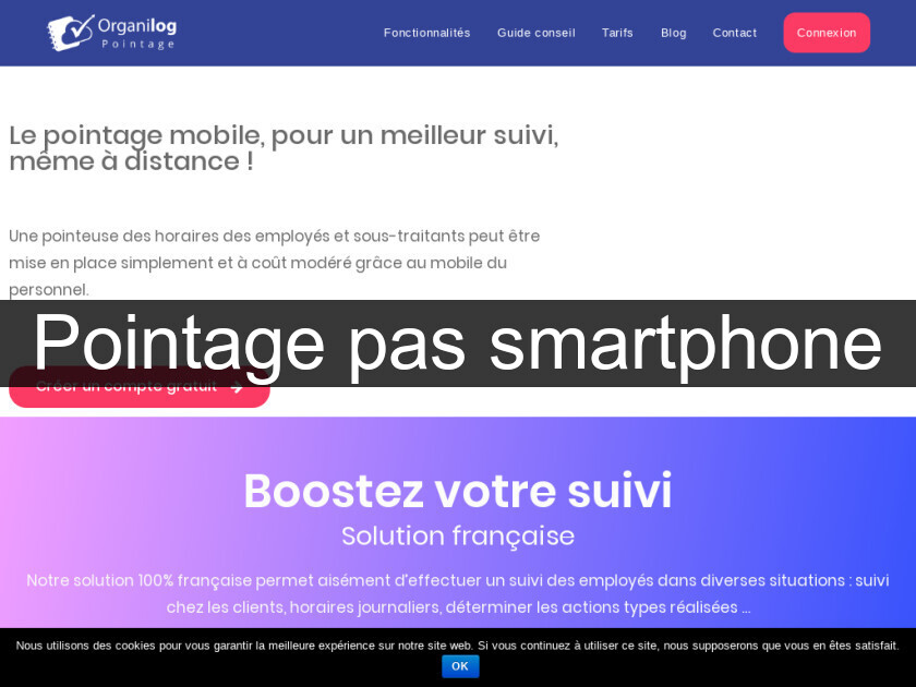 Pointage pas smartphone Pointage pas smartphone