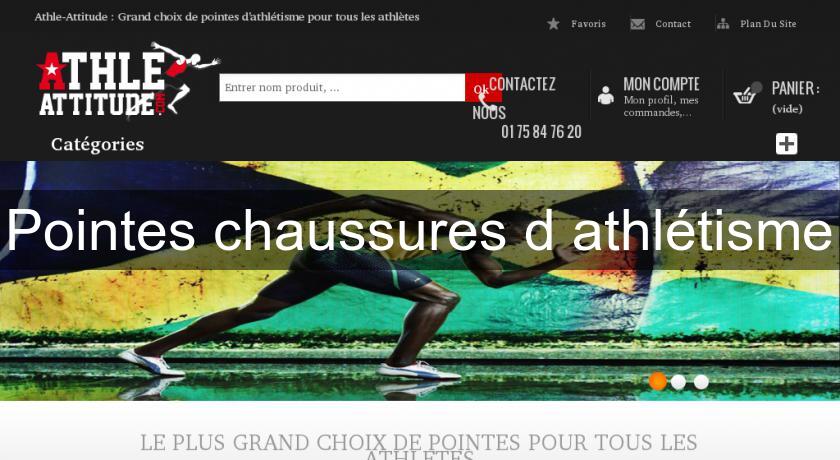 Pointes chaussures d'athlétisme