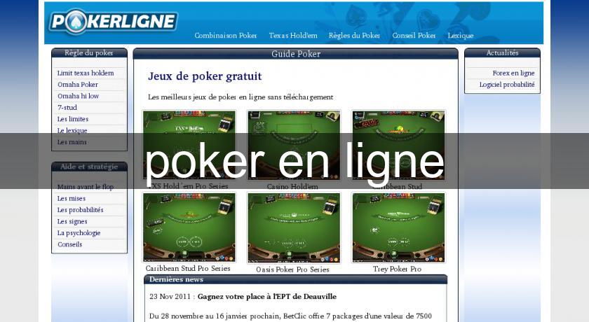 poker en ligne