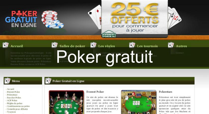 Poker gratuit Poker gratuit