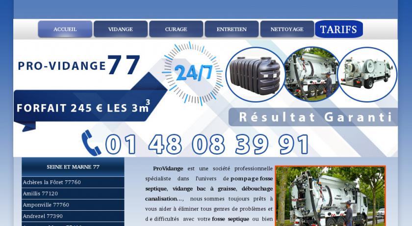 fosse septique 77760