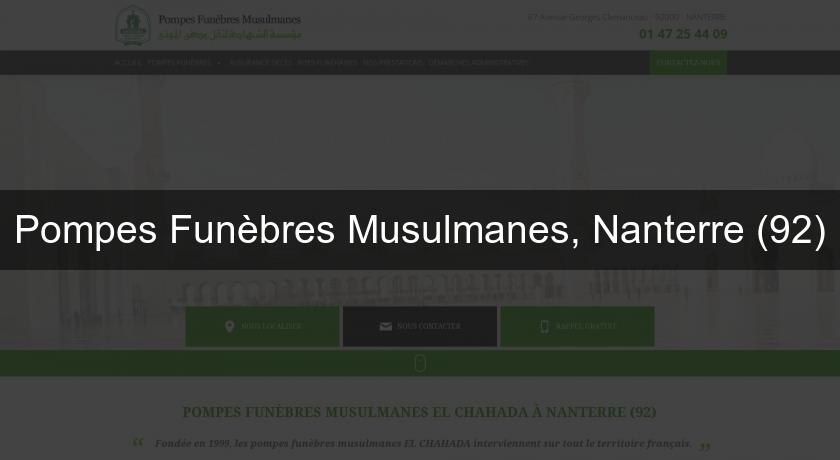Pompes Funèbres Musulmanes, Nanterre (92)