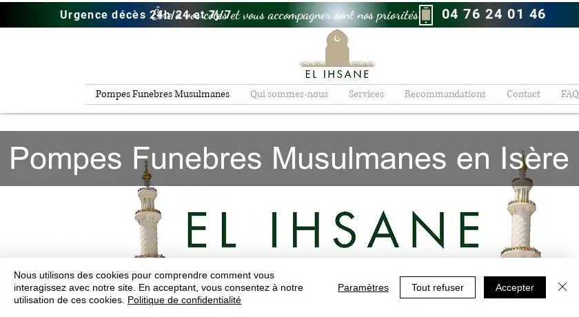 Pompes Funebres Musulmanes en Isère