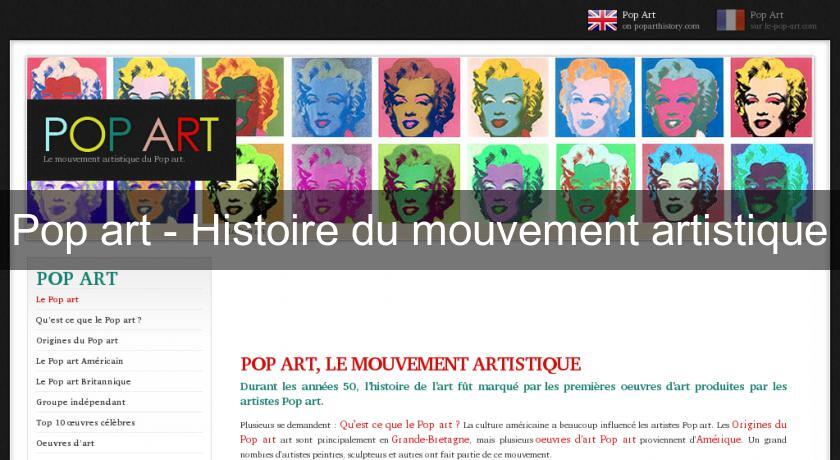 Pop art - Histoire du mouvement artistique Pop art - Histoire du mouvement artistique