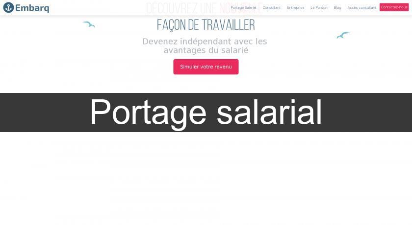 Portage salarial Portage salarial