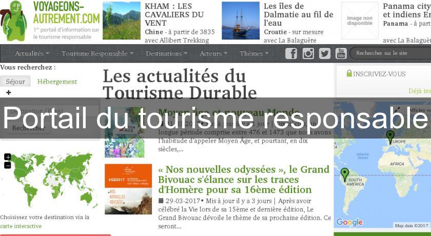 Portail du tourisme responsable Portail du tourisme responsable