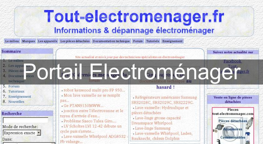 Portail Electroménager Portail Electroménager