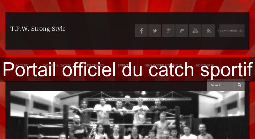 Portail officiel du catch sportif