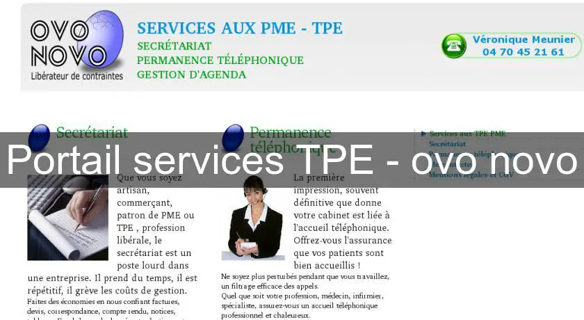 Portail services TPE - ovo novo