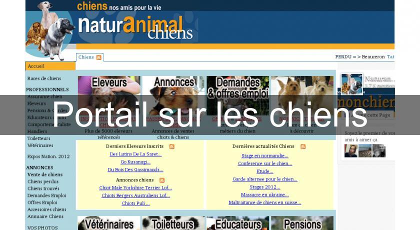 Portail sur les chiens