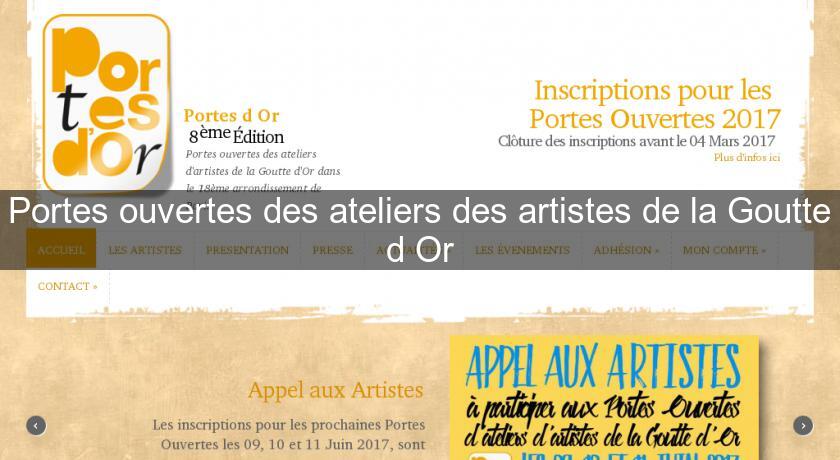 Portes ouvertes des ateliers des artistes de la Goutte d'Or Portes ouvertes des ateliers des artistes de la Goutte d'Or