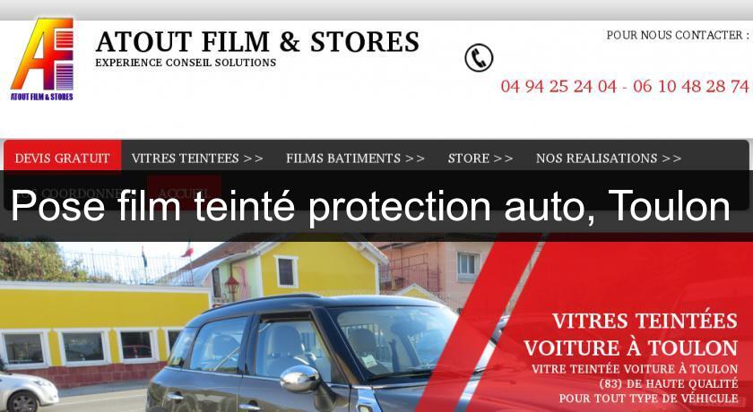 Pose film teinté protection auto, Toulon Pose film teinté protection auto, Toulon