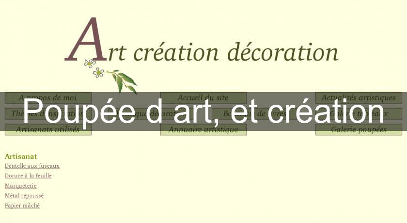 Poupée d'art, et création