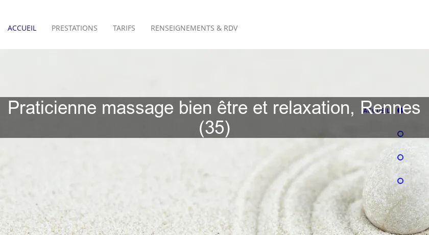 Praticienne massage bien être et relaxation, Rennes (35)