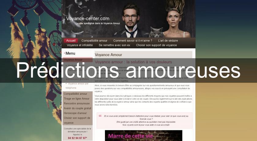 Prédictions amoureuses Prédictions amoureuses