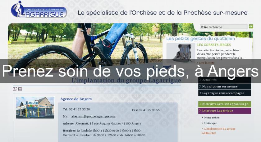 Prenez soin de vos pieds, à Angers