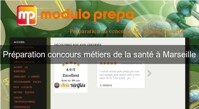 Préparation concours métiers de la santé à Marseille Préparation concours métiers de la santé à Marseille