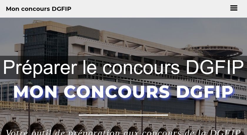 Préparer le concours DGFIP Préparer le concours DGFIP