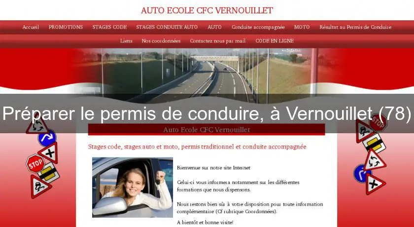 Préparer le permis de conduire, à Vernouillet (78)
