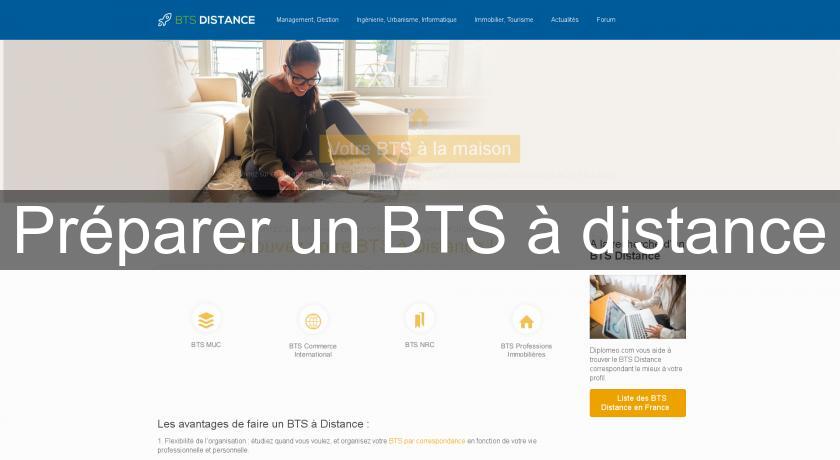 Préparer un BTS à distance