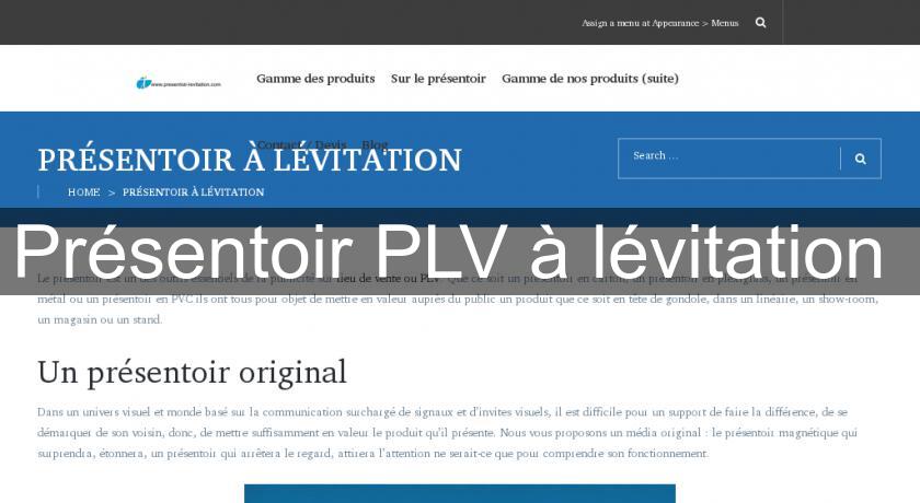 Présentoir PLV à lévitation Présentoir PLV à lévitation