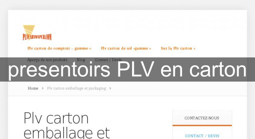 presentoirs PLV en carton presentoirs PLV en carton