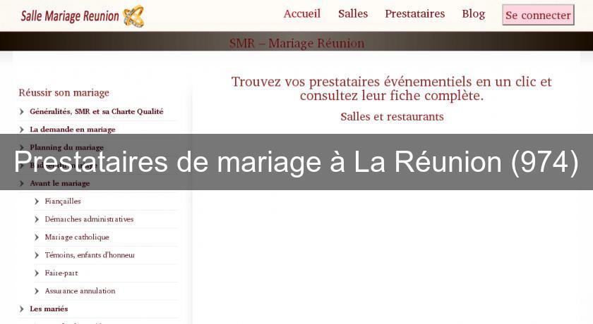 Prestataires de mariage à La Réunion (974)