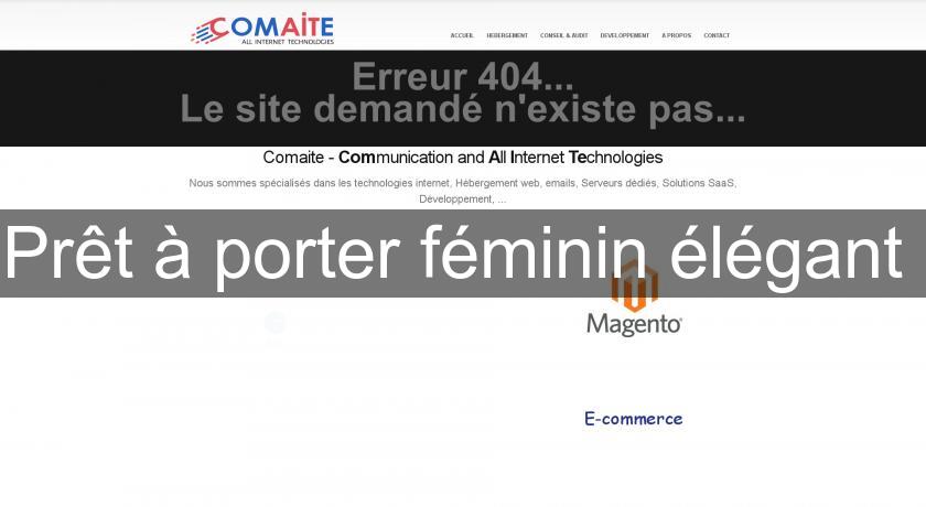 Prêt à porter féminin élégant Prêt à porter féminin élégant