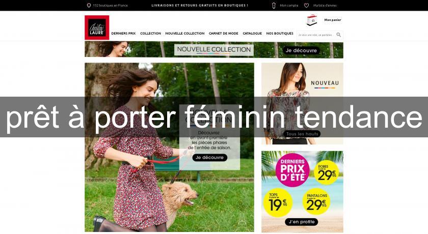 prêt à porter féminin tendance