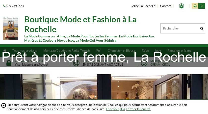 Prêt à porter femme, La Rochelle Prêt à porter femme, La Rochelle