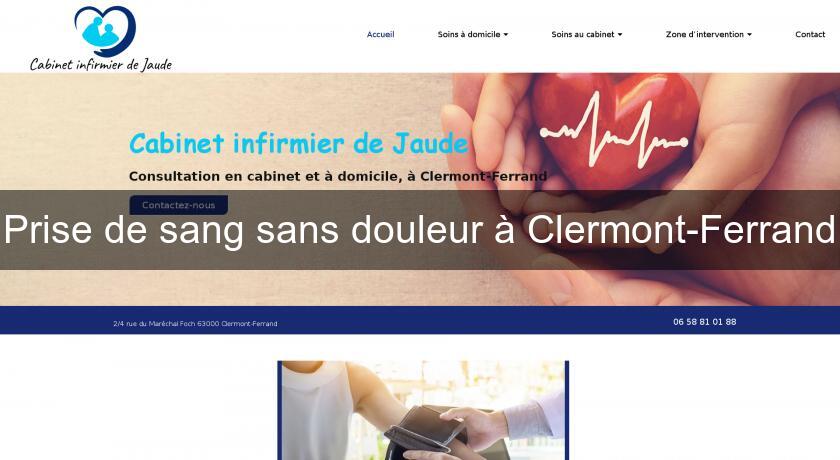 Prise de sang sans douleur à Clermont-Ferrand Prise de sang sans douleur à Clermont-Ferrand