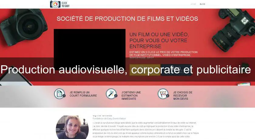 Production audiovisuelle, corporate et publicitaire 