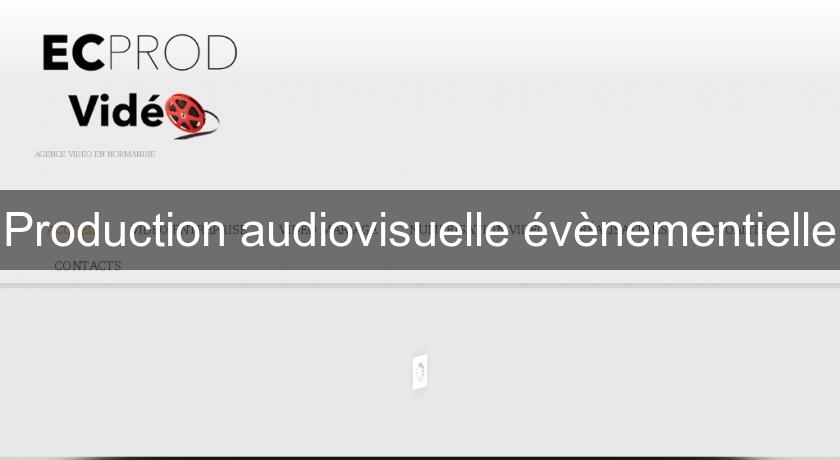 Production audiovisuelle évènementielle