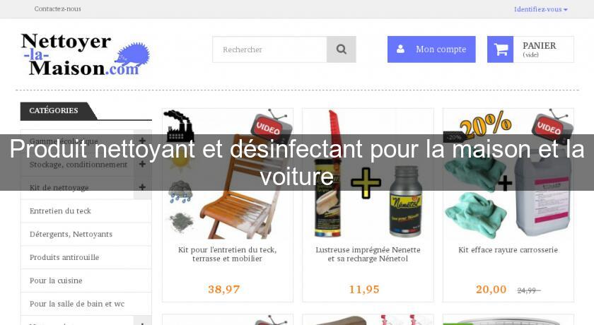 Produit nettoyant et désinfectant pour la maison et la voiture Produit nettoyant et désinfectant pour la maison et la voiture