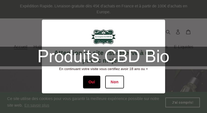 Produits CBD Bio