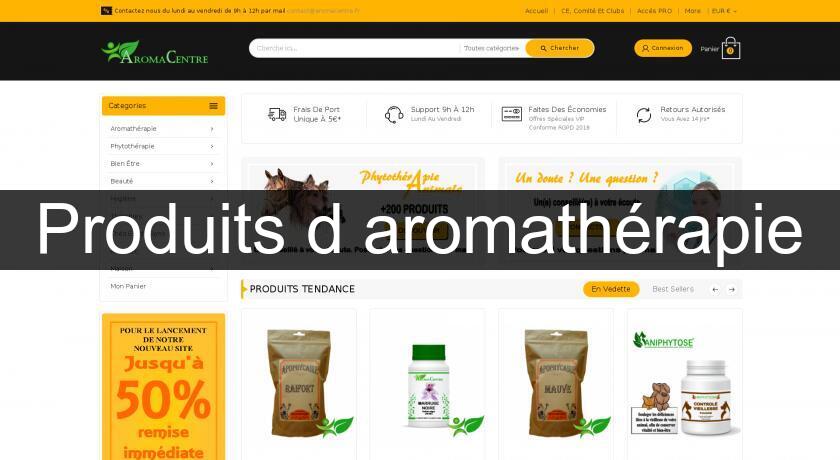 Produits d'aromathérapie